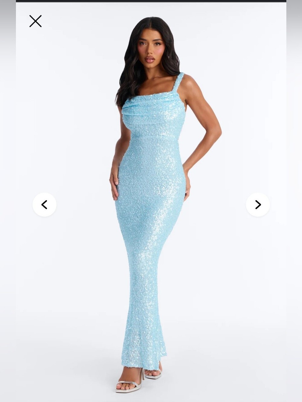 Glacier Blue Evening Gown